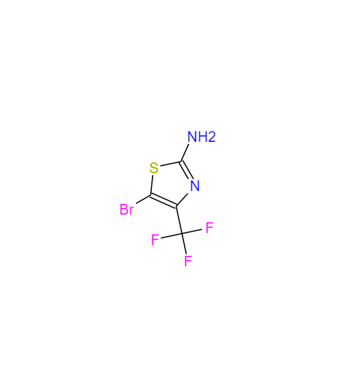 5-溴4-三氟甲基噻唑-2-胺,5-Bromo-4-(trifluoromethyl)thiazol-2-amine