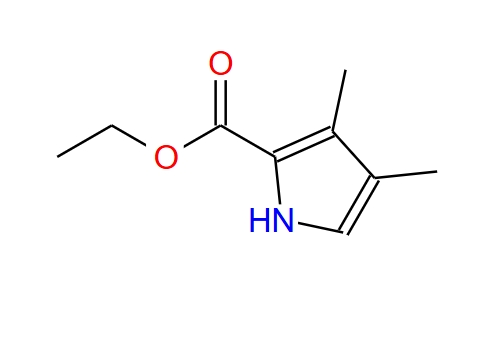 3,4-二甲基-1H-吡咯-2-羧酸乙酯,3,4-DIMETHYL-1H-PYRROLE-2-CARBOXYLIC ACID ETHYL ESTER