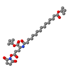 叔丁基十六烷二酰基- L-GLU (OSU) -OTBU；843666-26-2