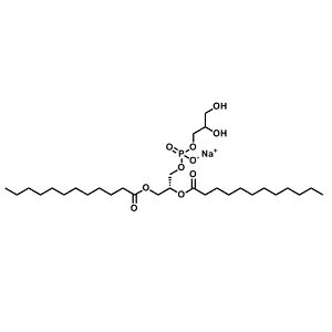 (R)-2,3-雙(十二烷酰氧基)丙基(2,3-二羥丙基)磷酸鈉,Dodecanoic acid, 1,1'-[(1R)-1-[[[(2,3-dihydroxypropoxy)hydroxyphosphinyl]oxy]methyl]-1,2-ethanediyl] ester