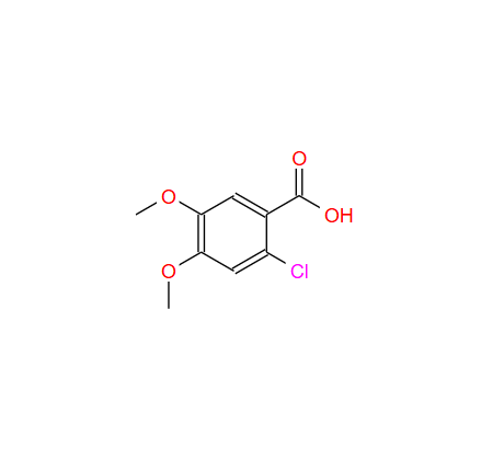 2-氯-4,5-二甲氧基苯甲酸,2-CHLORO-4,5-DIMETHOXYBENZOIC ACID