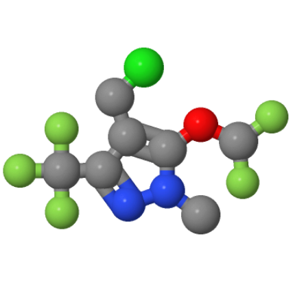 1-甲基-3-三氟甲基-4-氯甲基-5-二氟甲氧基-1-H-吡唑,4-(chloroMethyl)-5-(difluoroMethoxy)-1-Methyl-3-(trifluoroMethyl)-1H-pyrazole