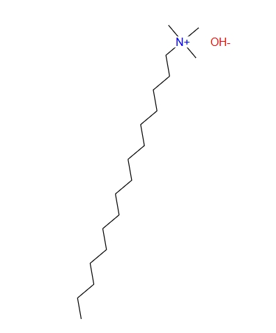 十六烷基三甲基氢氧化铵,Hexadecyltrimethylammonium hydroxide