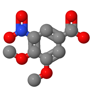 3,4-二甲氧基-5-硝基苯甲酸,3,4-DIMETHOXY-5-NITRO-BENZOIC ACID