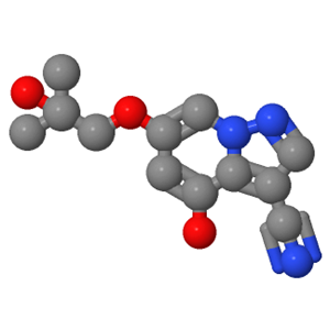 4-羟基-6-(2-羟基-2-甲基丙氧基)吡唑并[1,5-A]吡啶-3-甲腈;2305070-05-5
