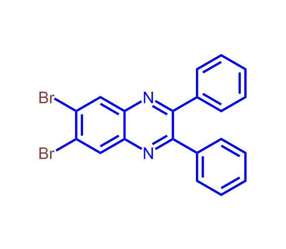 6,7-dibromo-2,3-diphenylquinoxaline,6,7-dibromo-2,3-diphenylquinoxaline