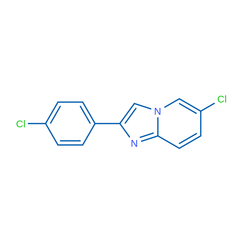 6-Chloro-2-(4-chlorophenyl)imidazo[1,2-a]pyridine,6-Chloro-2-(4-chlorophenyl)imidazo[1,2-a]pyridine