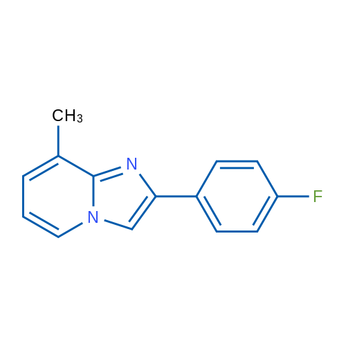 2-(4-Fluorophenyl)-8-methylimidazo[1,2-a]pyridine,2-(4-Fluorophenyl)-8-methylimidazo[1,2-a]pyridine