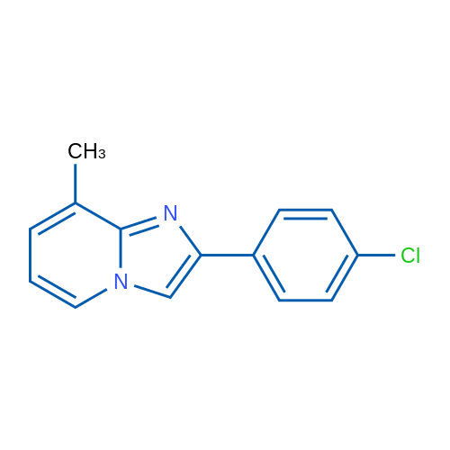 2-(4-Chlorophenyl)-8-methylimidazo[1,2-a]pyridine,2-(4-Chlorophenyl)-8-methylimidazo[1,2-a]pyridine