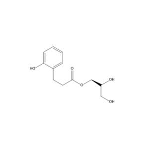 3-(2-羟基苯基)-丙酸 2,3-二羟基丙酯,2,3-dihydroxypropyl 3-(2-hydroxyphenyl)-propionate