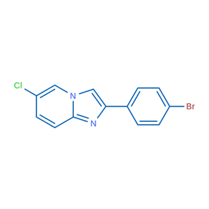 2-(4-Bromophenyl)-6-chloroimidazo[1,2-a]pyridine,2-(4-Bromophenyl)-6-chloroimidazo[1,2-a]pyridine