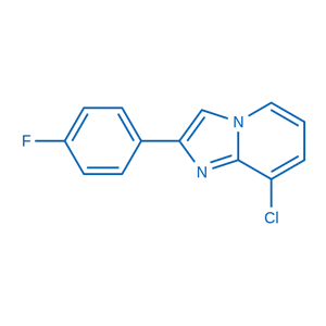 8-Chloro-2-(4-fluorophenyl)imidazo[1,2-a]pyridine,8-Chloro-2-(4-fluorophenyl)imidazo[1,2-a]pyridine