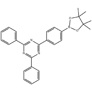 2,4-二苯基-6-[4-(4,4,5,5-四甲基-1,3,2-二氧杂环戊硼烷-2-基)苯基]-1,3,5-三,2,4-Diphenyl-6-[4-(4,4,5,5-tetramethyl-1,3,2-dioxaborolan-2-yl)phenyl]-1,3,5-triazine