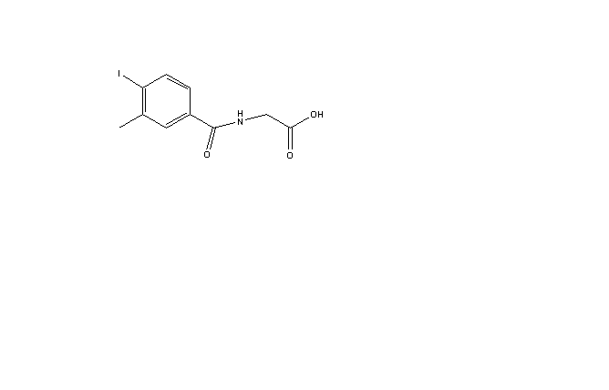 Glycine, N-(4-iodo-3-methylbenzoyl)-,N-(4-iodo-3-methylbenzoyl)-Glycine