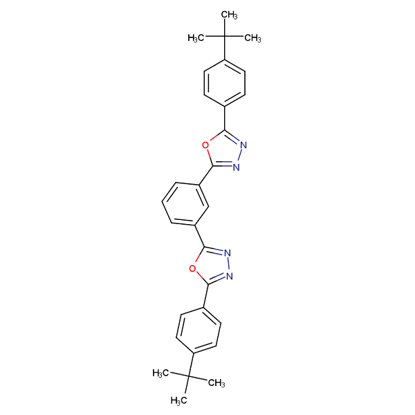 2,2'-(1,3-苯基)二[5-(4-叔丁基苯基)-1,3,4-恶二唑],2'-(1,3-Phenylene)bis[5-(4-tert-butylphenyl)-1,3,4-oxadiazolespirobifluorene