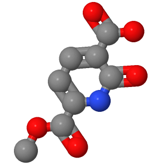 6-甲酯基-2-氧杂-1,2-二氢吡啶-3-羧酸,6-carbomethoxy-2-oxa-1,2-dihydropyridine-3-carboxylic acid