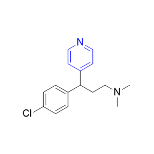 氯苯那敏杂质10,3-(4-chlorophenyl)-N,N-dimethyl-3-(pyridin-4-yl)propan-1-amine