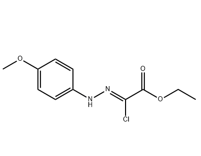 (2Z)-氯[(4-甲氧基苯基)亞肼基]乙酸乙酯,Ethyl (2Z)-chloro[(4-methoxyphenyl)hydrazono]ethanoate