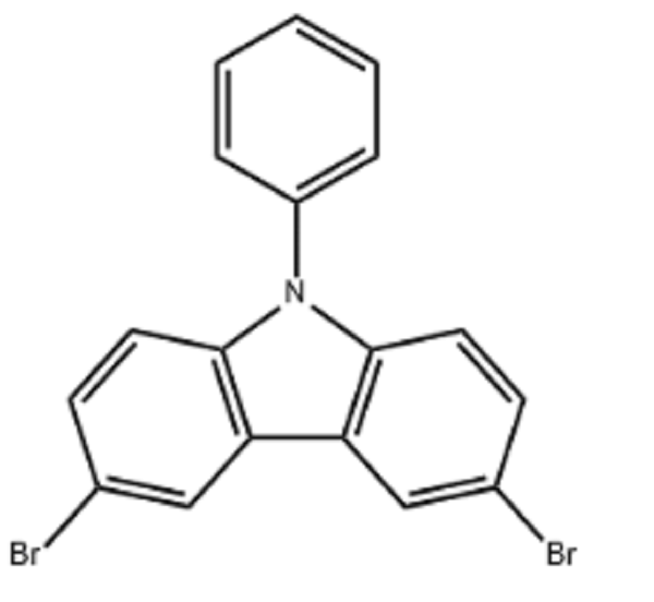 3,6-二溴-9-苯基咔唑,3,6-Dibromo-9-phenylcarbazole