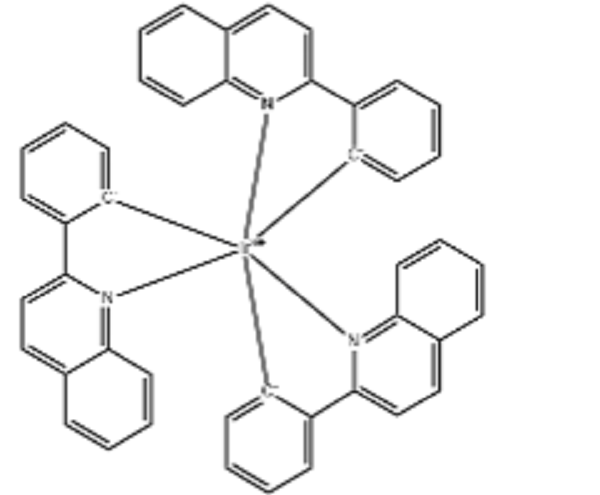 (OC-6-22)-三[2-(2-喹啉基)苯基]铱,Tris(2-phenylquinoline)iridium(III) IR(2-PHQ)3