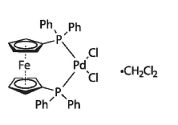 [1,1-双(二苯基膦)二茂铁]二氯化钯二氯甲烷络合物,palladiu [1,1'-BIS(DIPHENYLPHOSPHINO)FERROCENE]DICHLOROPALLADIUM(II), DCM ADDUCT