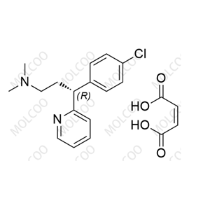 右氯本那敏EP杂质B（马来酸盐）,Dexchlorpheniramine EP Impurity B Maleate