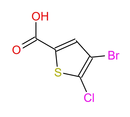 4-溴-5-氯噻吩-2-羧酸,4-broMo-5-chlorothiophene-2-carboxylic acid