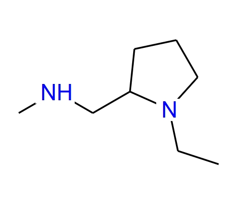 1-乙基-2-[(甲基氨基)甲基]吡咯烷,(1-ETHYLPYRROLIDIN-2-YL)-N-METHYLMETHANAMINE