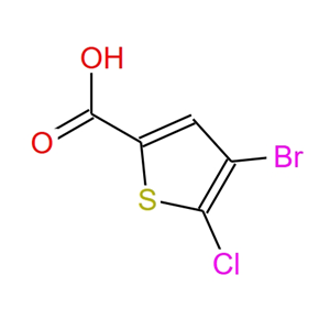 4-溴-5-氯噻吩-2-羧酸,4-broMo-5-chlorothiophene-2-carboxylic acid