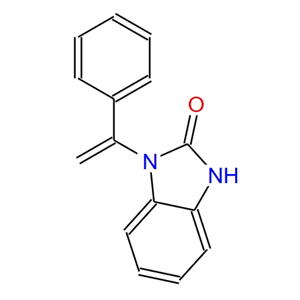 1-(1-苯基乙烯基)-2,3-二氢苯并咪唑-2-酮,1-(1-phenyl-vinyl)-1,3-dihydro-benzoimidazol-2-one