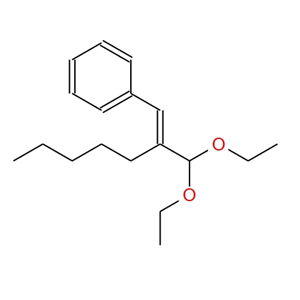 [2-(二乙氧基甲基)-1-庚烯基]苯,2-(diethoxymethyl)hept-1-enylbenzene