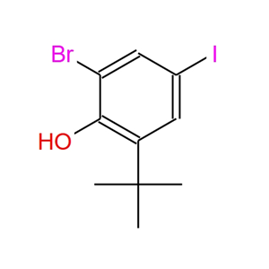 2-溴-6-叔丁基-4-碘苯酚