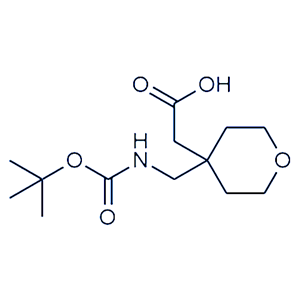 2-(4-(((叔丁氧羰基)氨基)甲基)四氫-2H-吡喃-4-基)乙酸,2-(4-(((Tert-butoxycarbonyl)amino)methyl)tetrahydro-2H-pyran-4-yl)acetic acid