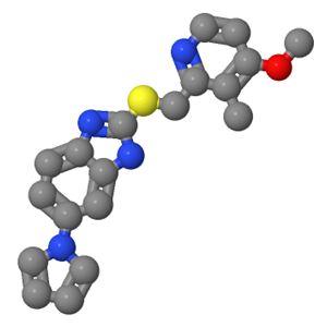 2-[[(4-甲氧基-3-甲基-2-吡啶基)甲基]硫基]-6-(1H-吡咯-1-基)-1H-苯并咪唑； 艾普拉唑中间体；172152-35-1