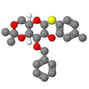 α-L-Idopyranoside, 4-methylphenyl 4,6-O-(1-methylethylidene)-3-O-(phenylmethyl)-1-thio-,α-L-Idopyranoside, 4-methylphenyl 4,6-O-(1-methylethylidene)-3-O-(phenylmethyl)-1-thio-