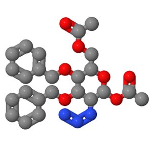 1,6-二-O-乙酰基-2-叠氮基-3,4-二-O-苄基-2-脱氧Α-D-D-吡喃葡萄糖；55682-49-0