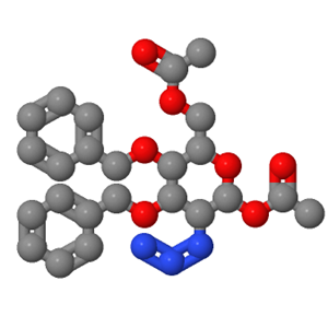 2-叠氮基-2-脱氧-3,4-二-O-(苯基甲基)-D-吡喃葡萄糖 1,6-二乙酸酯,D-Glucopyranose, 2-azido-2-deoxy-3,4-bis-O-(phenylMethyl)-, 1,6-diacetate