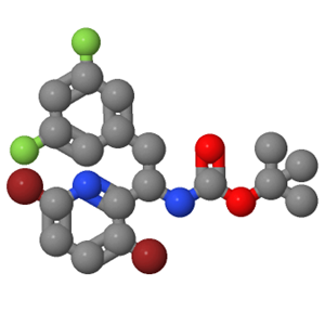 (S)-(1-(1-(3,6-二溴吡啶-2--2-基)-2-(3,5-二氟苯基)乙基)氨基甲酸酯叔丁基；来那卡帕韦中间体；1620056-47-4