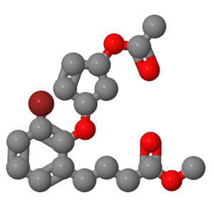 2-[[(1S,4R)-4-(乙酰氧基)-2-环戊烯-1-基]氧基]-3-溴-苯丁酸甲酯；2081187-29-1