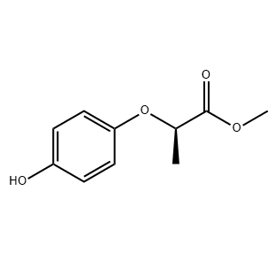 R-(+)-2-(4-羟基苯氧基)丙酸甲酯,methyl (R)-2-(4-hydroxyphenoxy)propionate