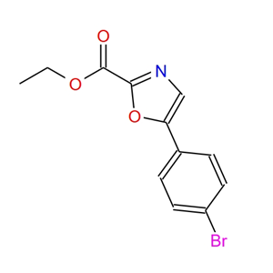 5-(4-溴苯基)恶唑-2-甲酸乙酯,Ethyl 5-(4-broMophenyl)oxazole-2-carboxylate