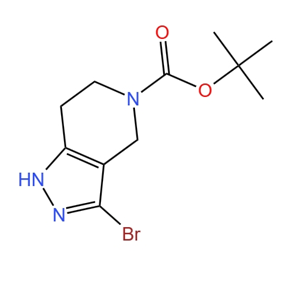 3-溴-6,7-二氢-1H-吡唑并[4,3-c]吡啶-5(4H)-羧酸叔丁酯