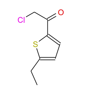 2-氯-1-(5-乙基噻吩-2-基)乙烷-1-酮,Ethanone, 2-chloro-1-(5-ethyl-2-thienyl)- (9CI)