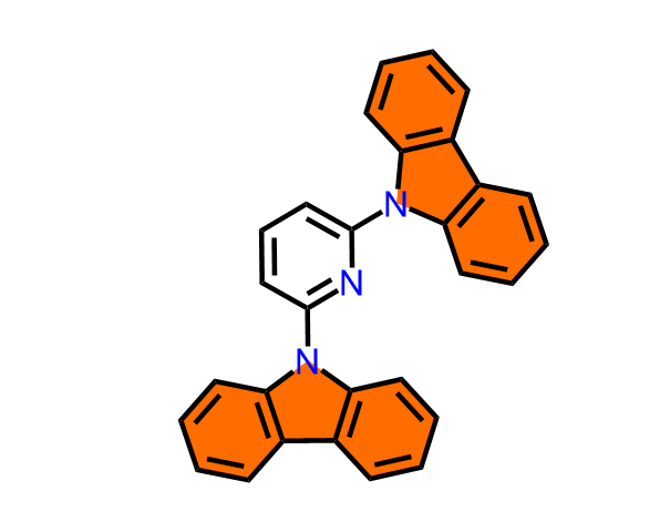 2,6-二(9-咔唑基)吡啶,9,9-(2,6-pyridinediyl)bis-9H-carbazole