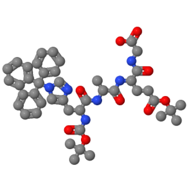 Boc-His(Trt)-Ala-Glu(OtBu)-Gly-OH,Glycine, N-[(1,1-dimethylethoxy)carbonyl]-1-(triphenylmethyl)-L-histidyl-L-alanyl-L-α-glutamyl-, 3-(1,1-dimethylethyl) ester