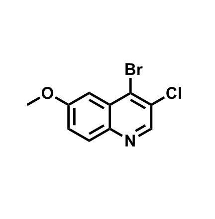 4-溴-3-氯-6-甲氧基喹啉,4-BROMO-3-CHLORO-6-METHOXYQUINOLINE