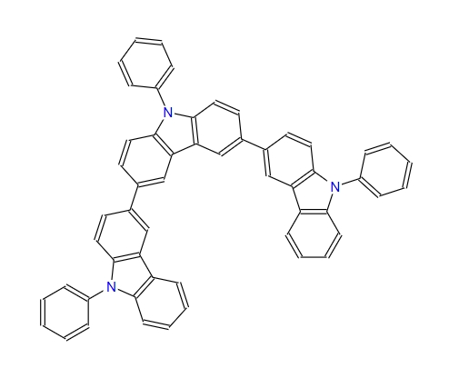 3,6-双(9-苯基-9H-咔唑-3-基)-9-苯基-9H-咔唑,3,6-Bis(N-phenyloxazol-3-yl)-N-phenylcarbazole