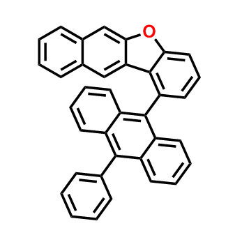 1-(10-苯基蒽-9-基)萘并[2,3-b]苯并呋喃,1-(10-Phenylanthracen-9-yl)naphtho[2,3-b]benzofuran