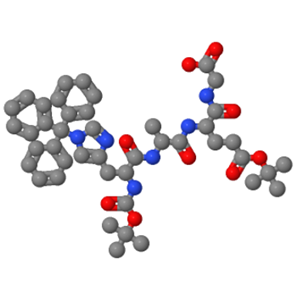 Boc-His(Trt)-Ala-Glu(OtBu)-Gly-OH,Glycine, N-[(1,1-dimethylethoxy)carbonyl]-1-(triphenylmethyl)-L-histidyl-L-alanyl-L-α-glutamyl-, 3-(1,1-dimethylethyl) ester