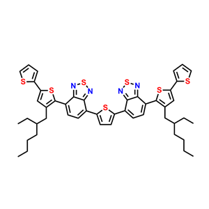 2,5-bis(7-(4-(2-ethylhexyl)-[2,2'-bithiophen]-5-yl)benzo[c][1,2,5]thiadiazol-4-yl)thiophene